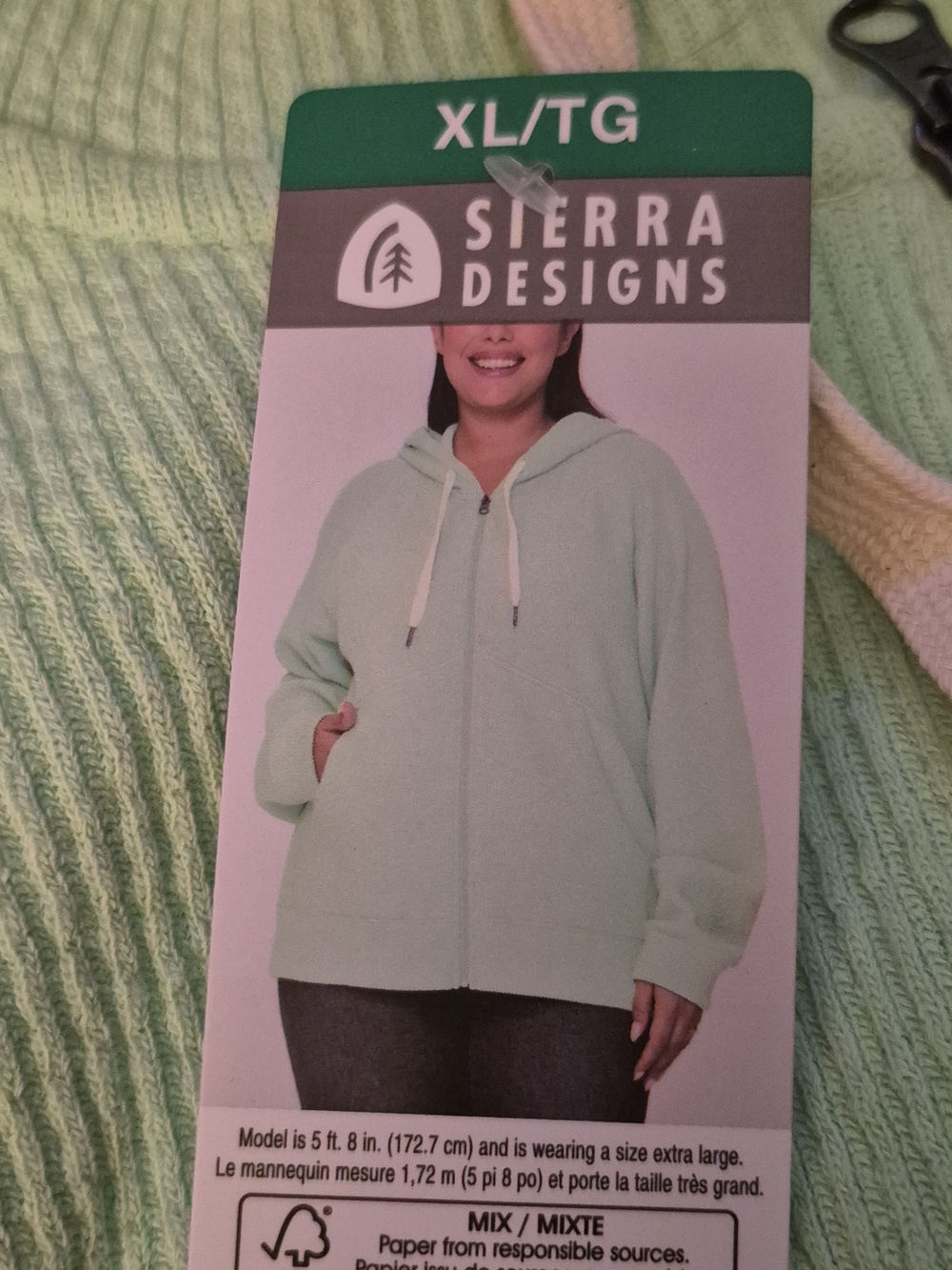 XL:💚 Sierra Designs Hooded Zip Sweater